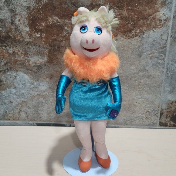 Vintage Miss Piggy The Muppets Plush Doll Stuffed Animal - Picture 1 of 12